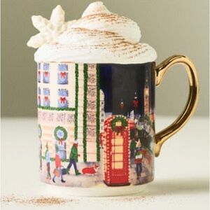 ❤️ NWT Anthropologie London 2025 Mug Festive Mug